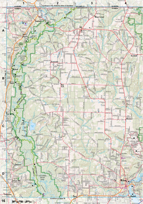 Florida Atlas & Gazetteer Page 16 Preview 1