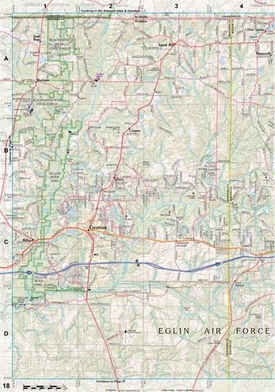 Florida Atlas & Gazetteer Page 18 Preview 1