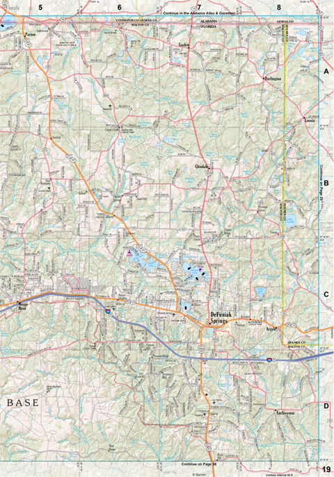 Florida Atlas & Gazetteer Page 19 Preview 1
