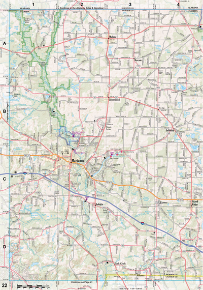 Florida Atlas & Gazetteer Page 22 Preview 1
