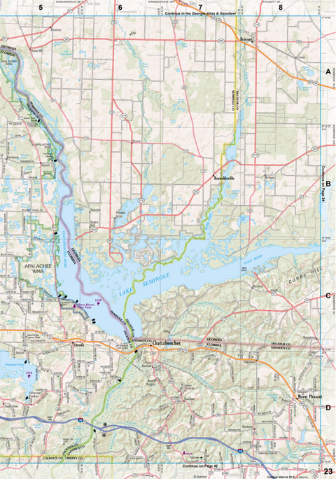 Florida Atlas & Gazetteer Page 23 Preview 1