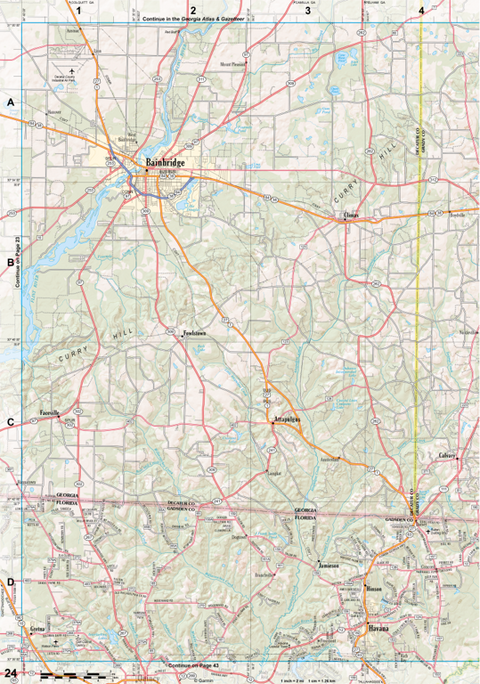 Florida Atlas & Gazetteer Page 24 Preview 1