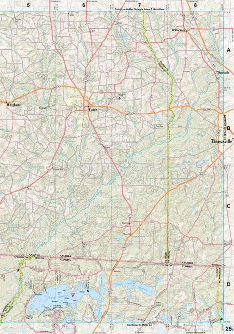 Florida Atlas & Gazetteer Page 25 Preview 1