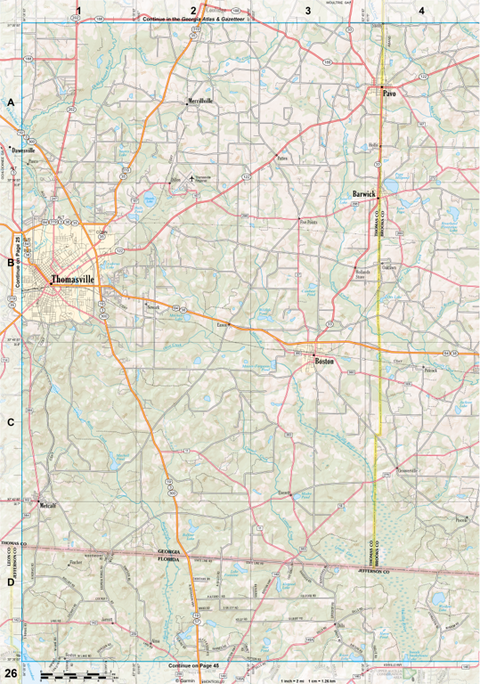 Florida Atlas & Gazetteer Page 26 Preview 1