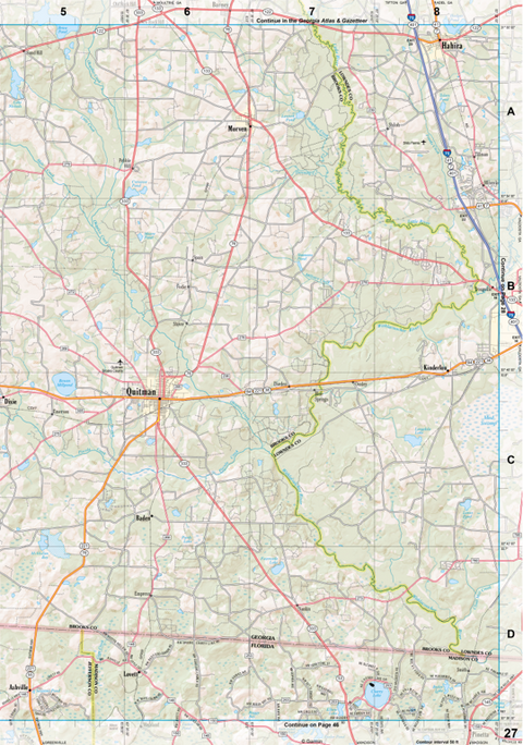 Florida Atlas & Gazetteer Page 27 Preview 1