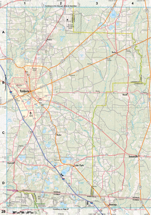 Florida Atlas & Gazetteer Page 28 Preview 1