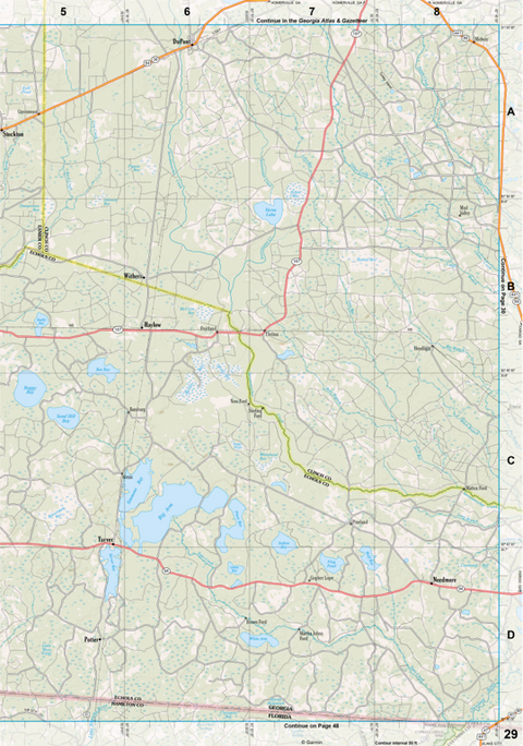 Florida Atlas & Gazetteer Page 29 Preview 1