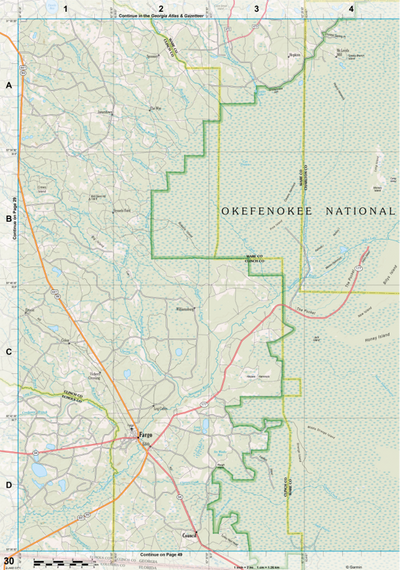 Florida Atlas & Gazetteer Page 30 Preview 1