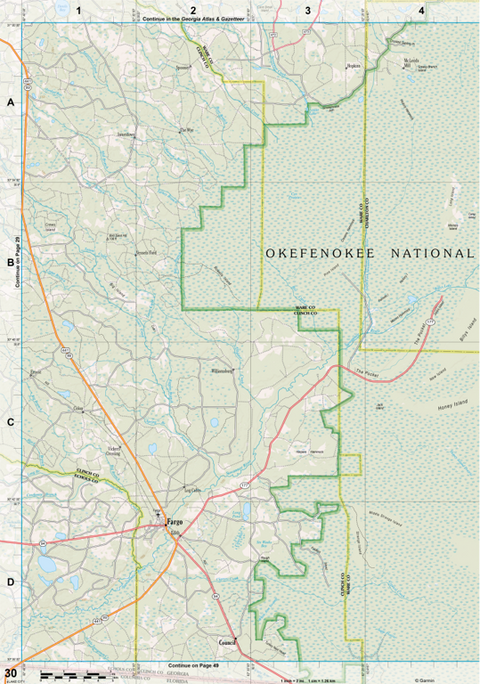 Florida Atlas & Gazetteer Page 30 Preview 1