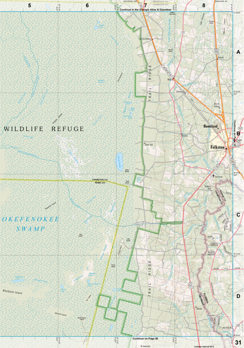 Florida Atlas & Gazetteer Page 31 Preview 1