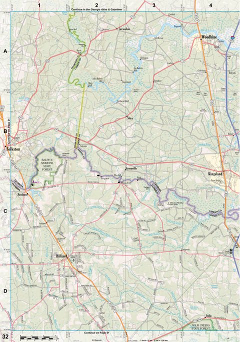 Florida Atlas & Gazetteer Page 32 Preview 1