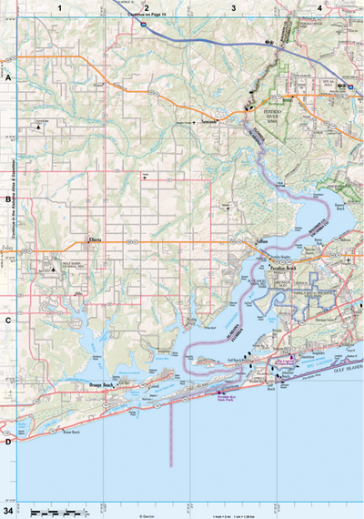 Florida Atlas & Gazetteer Page 34 Preview 1