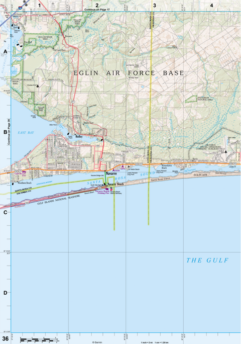 Florida Atlas & Gazetteer Page 36 Preview 1