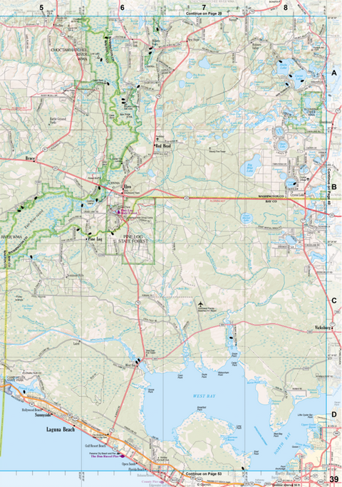 Florida Atlas & Gazetteer Page 39 Preview 1