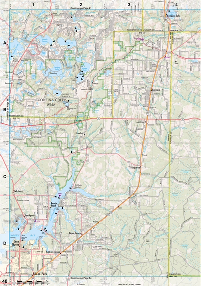 Florida Atlas & Gazetteer Page 40 Preview 1