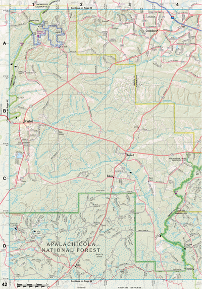 Florida Atlas & Gazetteer Page 42 Preview 1