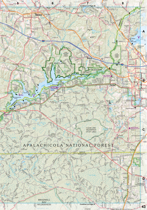 Florida Atlas & Gazetteer Page 43 Preview 1