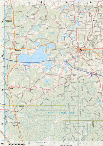 Florida Atlas & Gazetteer Page 46 Preview 1