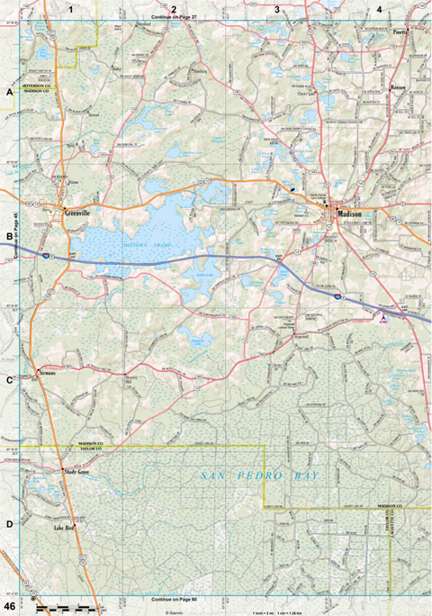 Florida Atlas & Gazetteer Page 46 Preview 1