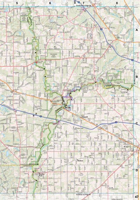 Florida Atlas & Gazetteer Page 47 Preview 1
