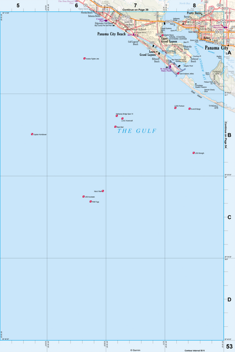 Florida Atlas & Gazetteer Page 53 Preview 1
