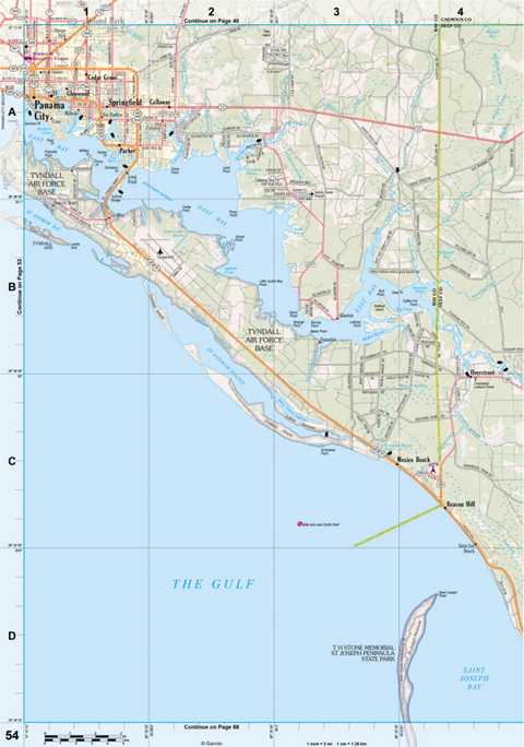 Florida Atlas & Gazetteer Page 54 Preview 1