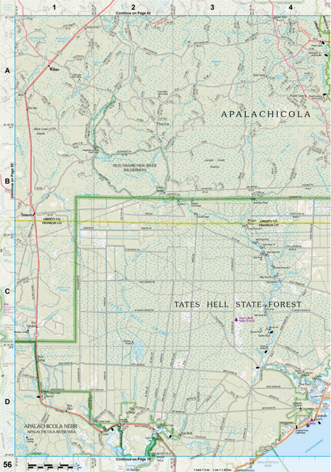 Florida Atlas & Gazetteer Page 56 Preview 1