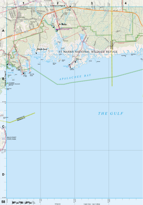 Florida Atlas & Gazetteer Page 58 Preview 1