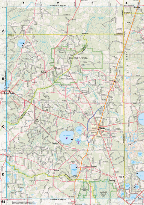 Florida Atlas & Gazetteer Page 64 Preview 1