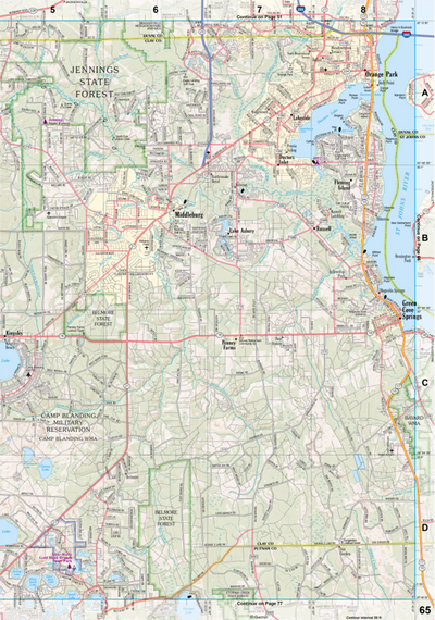 Florida Atlas & Gazetteer Page 65 Preview 1