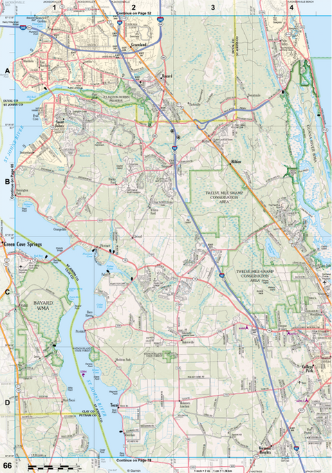 Florida Atlas & Gazetteer Page 66 Preview 1