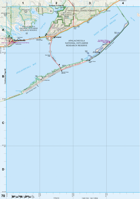 Florida Atlas & Gazetteer Page 70 Preview 1