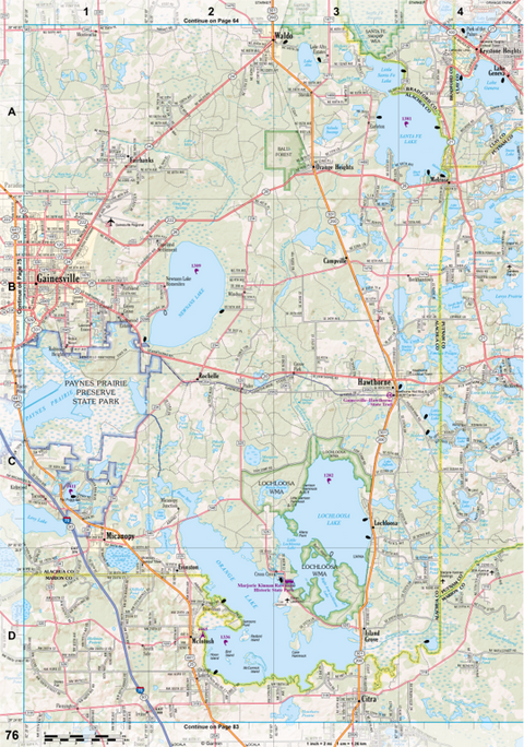 Florida Atlas & Gazetteer Page 76 Preview 1