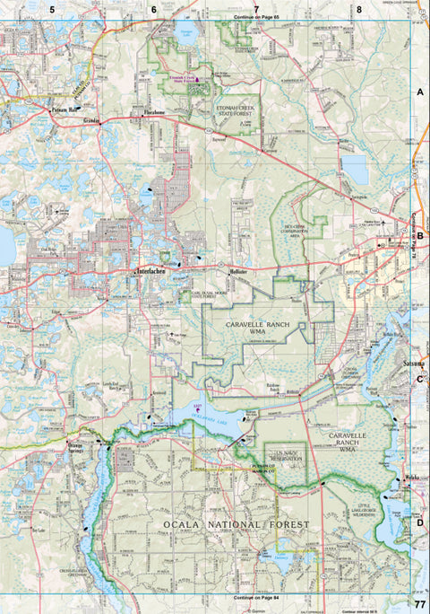 Florida Atlas & Gazetteer Page 77 Preview 1