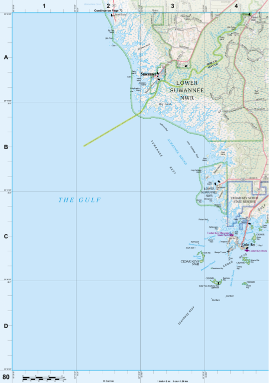 Florida Atlas & Gazetteer Page 80 Map by Garmin | Avenza Maps