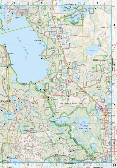 Florida Atlas & Gazetteer Page 85 Preview 1