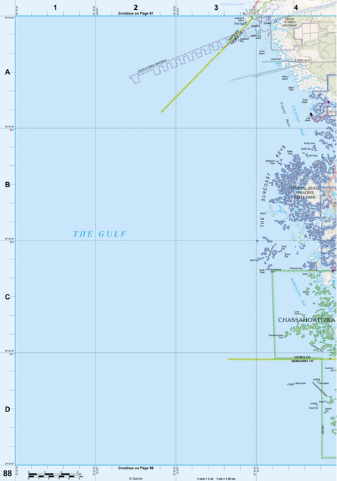 Florida Atlas & Gazetteer Page 88 Preview 1