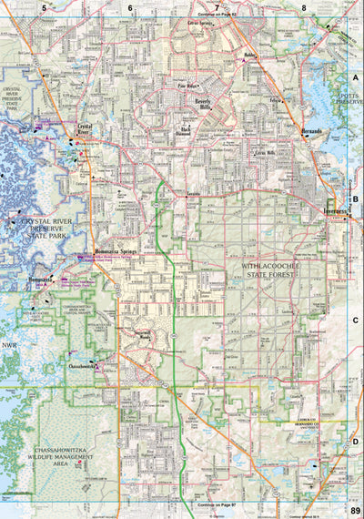 Florida Atlas & Gazetteer Page 89 Preview 1