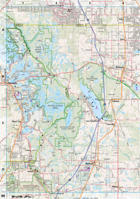 Florida Atlas & Gazetteer Page 90 Preview 1