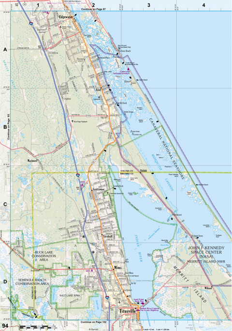 Florida Atlas & Gazetteer Page 94 Preview 1