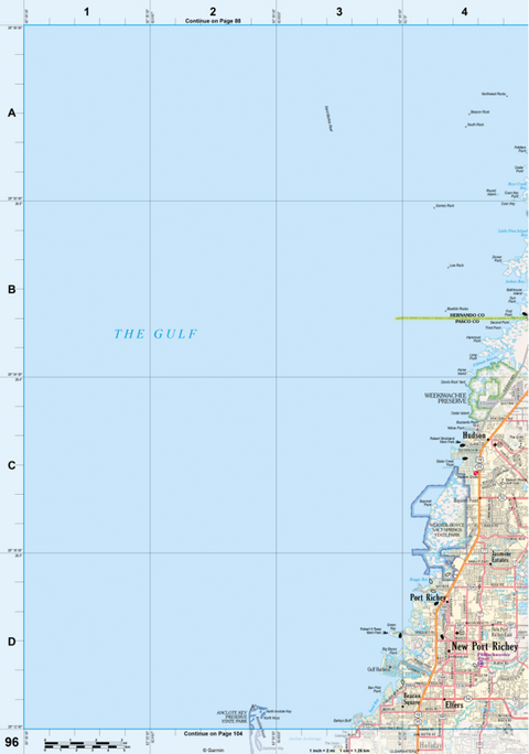 Florida Atlas & Gazetteer Page 96 Preview 1
