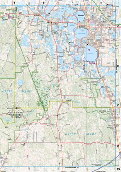 Florida Atlas & Gazetteer Page 99 Preview 1