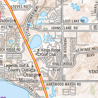 Florida Atlas & Gazetteer Page 99 Preview 3