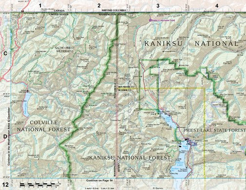 Idaho Atlas & Gazetteer Page 12 Preview 1
