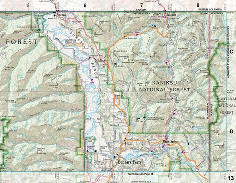 Idaho Atlas & Gazetteer Page 13 Preview 1