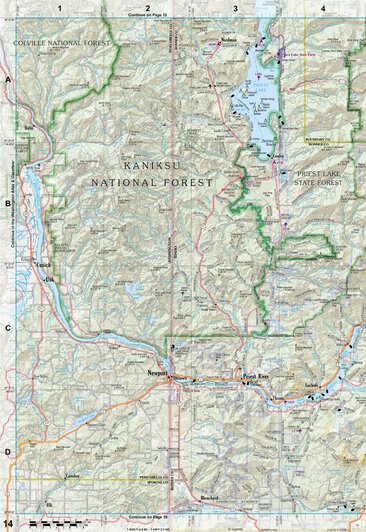 Idaho Atlas & Gazetteer Page 14 Preview 1