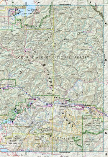 Idaho Atlas & Gazetteer Page 17 Preview 1
