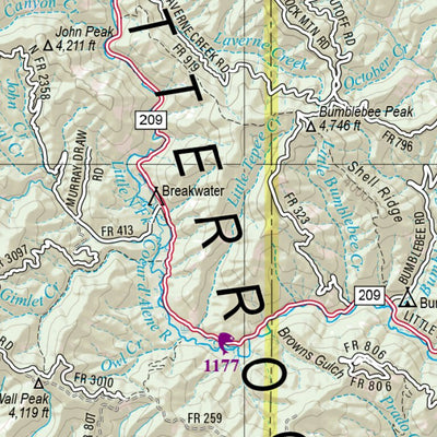 Idaho Atlas & Gazetteer Page 17 Preview 2