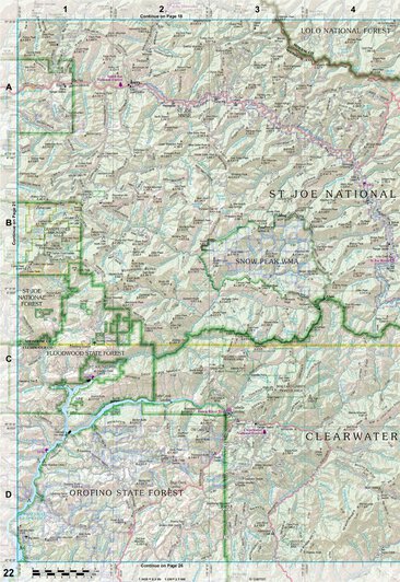 Idaho Atlas & Gazetteer Page 22 Preview 1