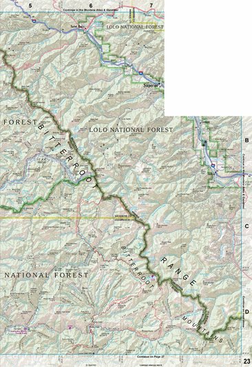 Idaho Atlas & Gazetteer Page 23 Preview 1